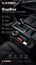 KARSO GapBox - organizador lateral de asiento con 2 puertos USB