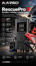 KARSO RescuePro 8 - partidor, inflador y power bank